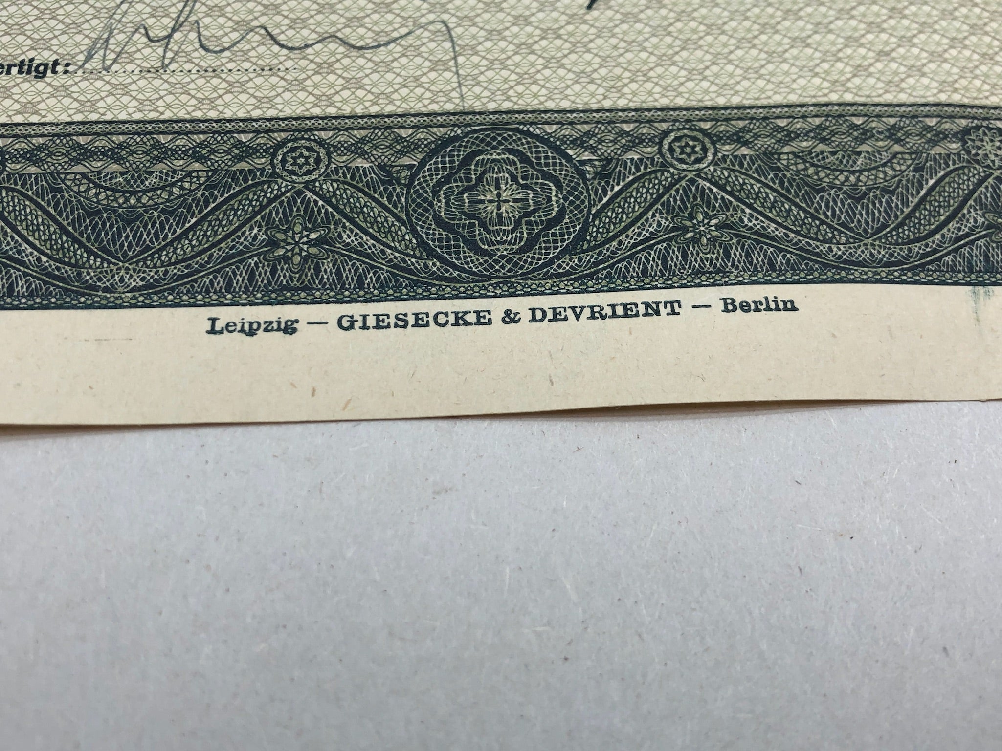 Original WW2 German Government Treasury Loan Bill 500 Reichmarks - The Militaria Shop