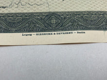 Lade das Bild in den Galerie-Viewer, Original WW2 German Government Treasury Loan Bill 500 Reichmarks
