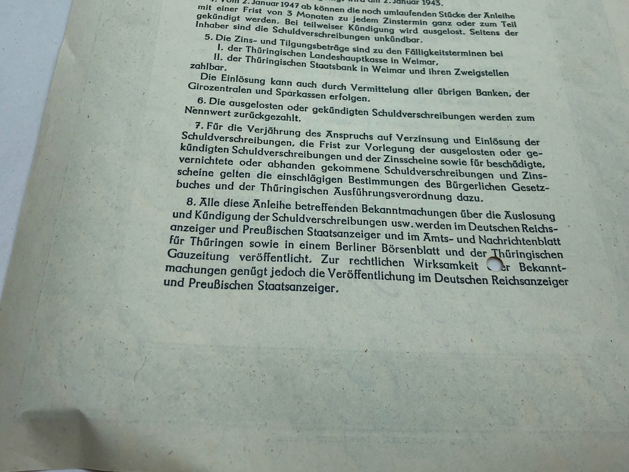 Original WW2 German Government Treasury Loan Bill 500 Reichmarks - The Militaria Shop