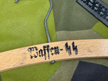 Load image into Gallery viewer, Waffen SS Badged Wooden Clothes Hanger
