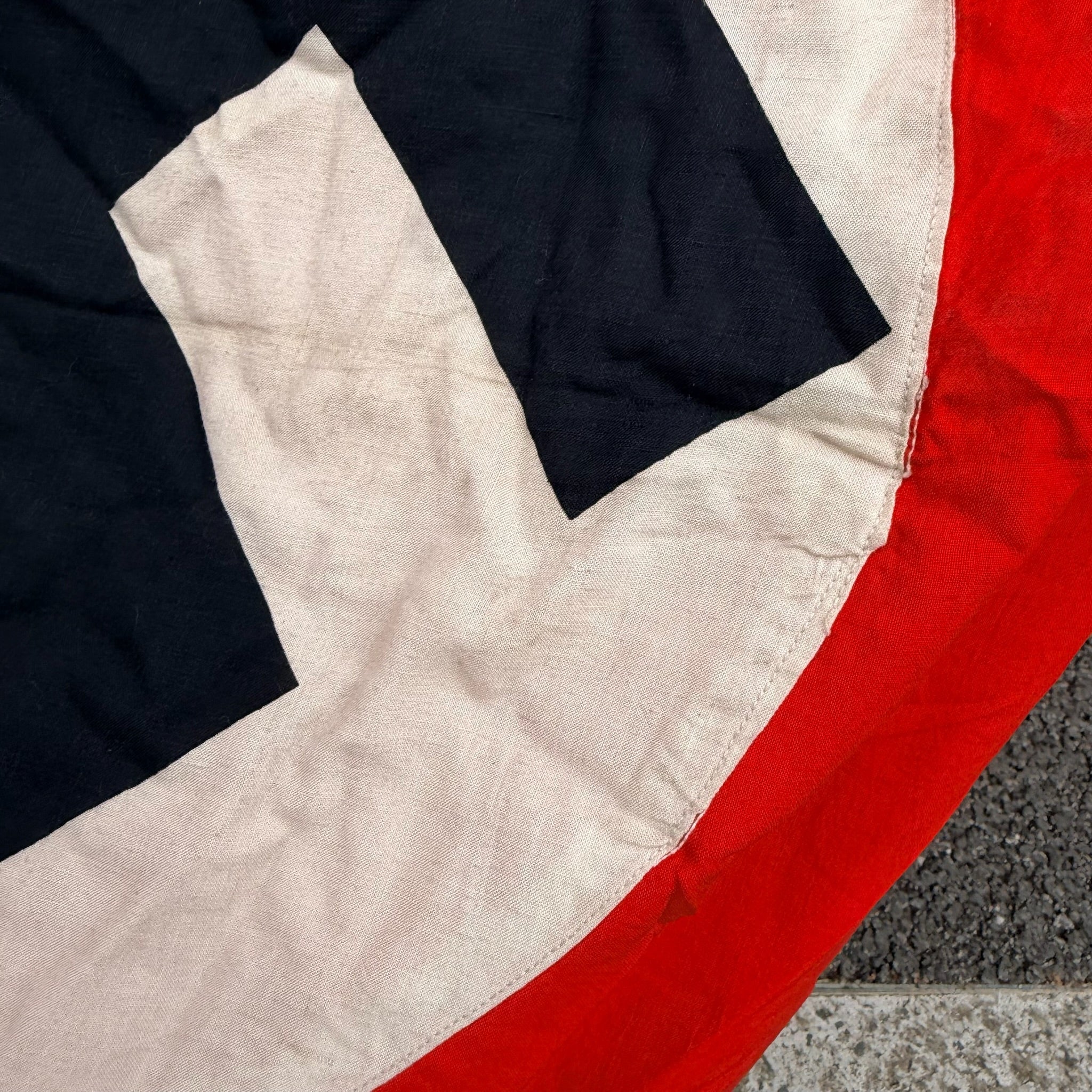 Original WW2 German Army Vehicle Identification Flag - Size 92cm x 76cm - The Militaria Shop