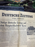 Original WW2 German Party Deutsche Zeitung Political Newspaper - 24th November 1943 - The Militaria Shop