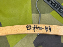 Load image into Gallery viewer, Waffen SS Badged Wooden Clothes Hanger

