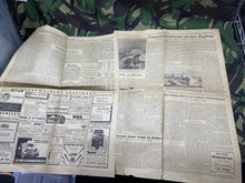 Charger l&#39;image dans la galerie, Original WW2 German Party Deutsche Zeitung Political Newspaper - 24th November 1943
