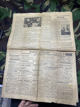 Lade das Bild in den Galerie-Viewer, Original WW2 German Party Deutsche Zeitung Political Newspaper - 24th November 1943
