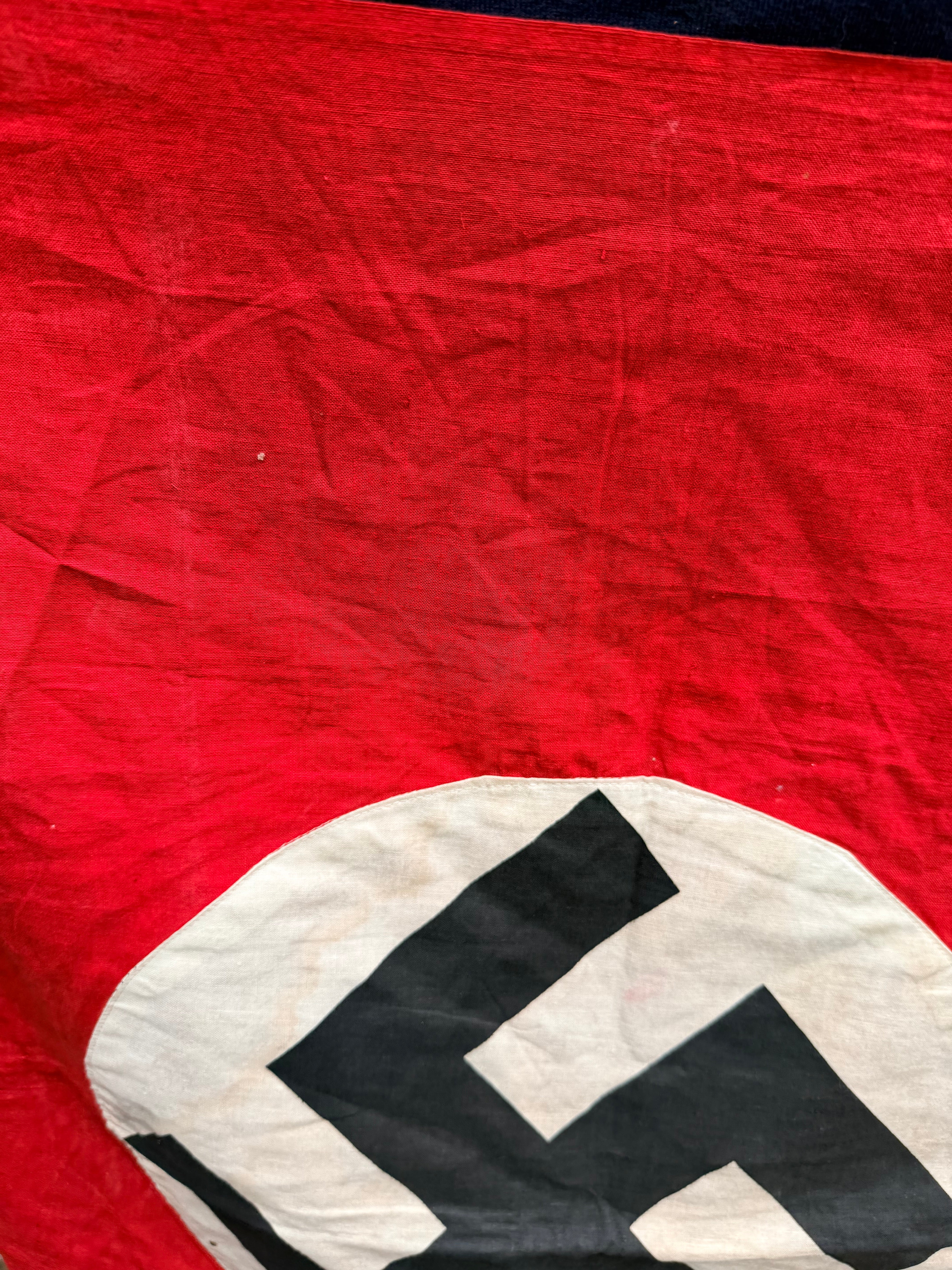 Original WW2 German NSDAP Party Flag - Size 30" x 22" - The Militaria Shop