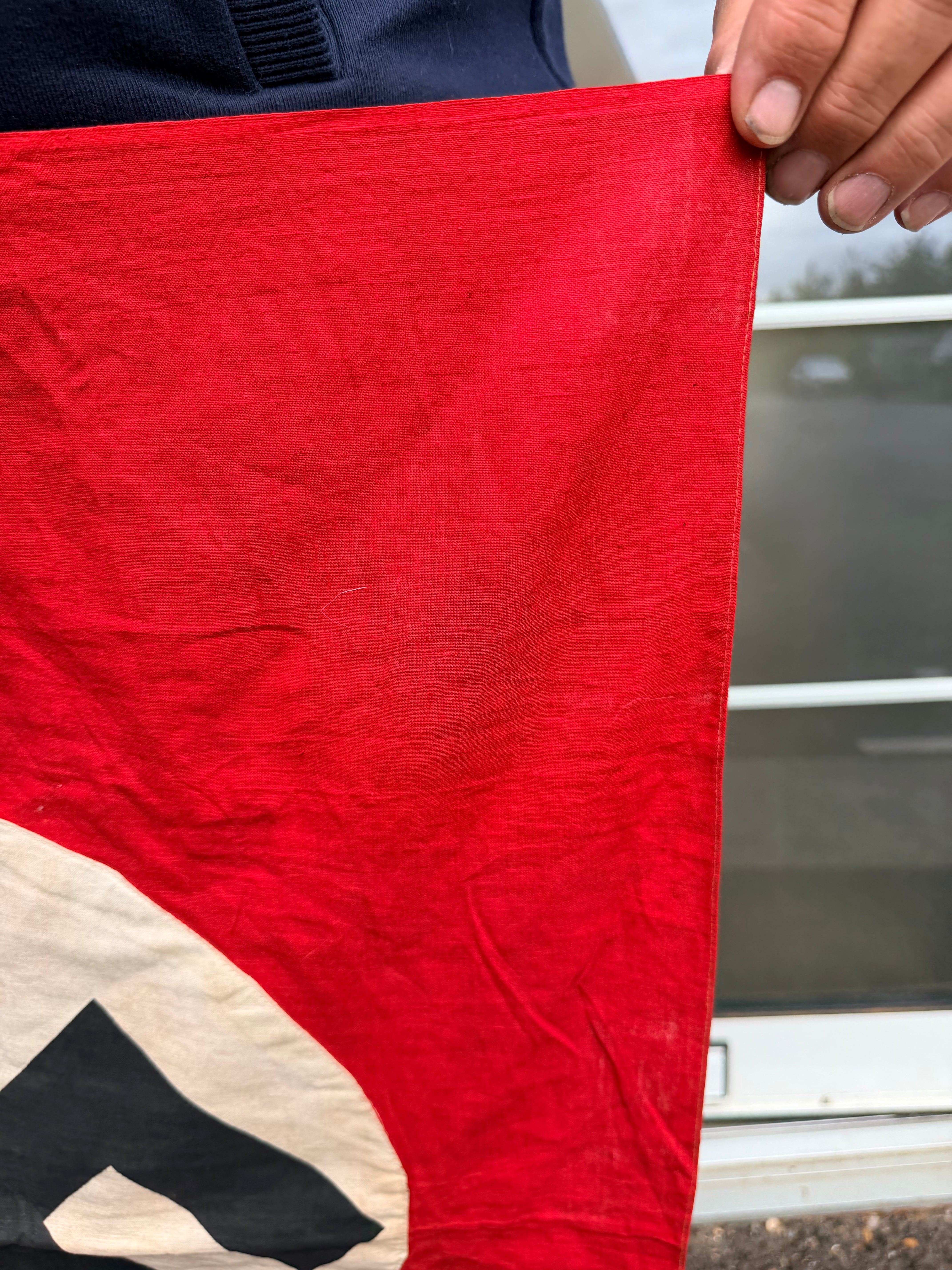 Original WW2 German NSDAP Party Flag - Size 30" x 22" - The Militaria Shop