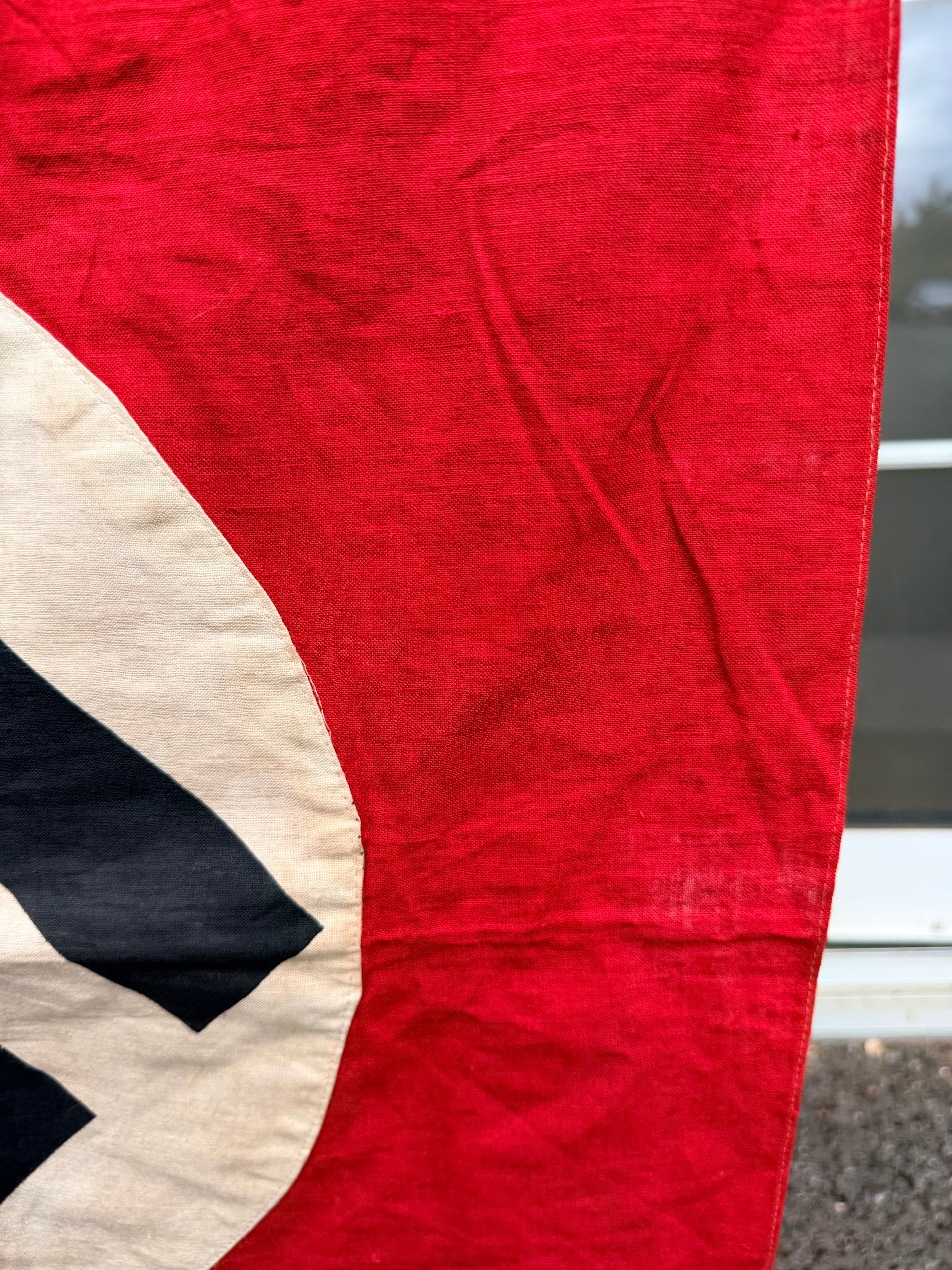 Original WW2 German NSDAP Party Flag - Size 30" x 22" - The Militaria Shop
