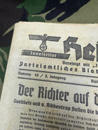 Original WW2 German Party Heimatblatt Political Newspaper - 27th October 1939 - The Militaria Shop