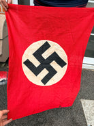 Original WW2 German NSDAP Party Flag - Size 30" x 22" - The Militaria Shop