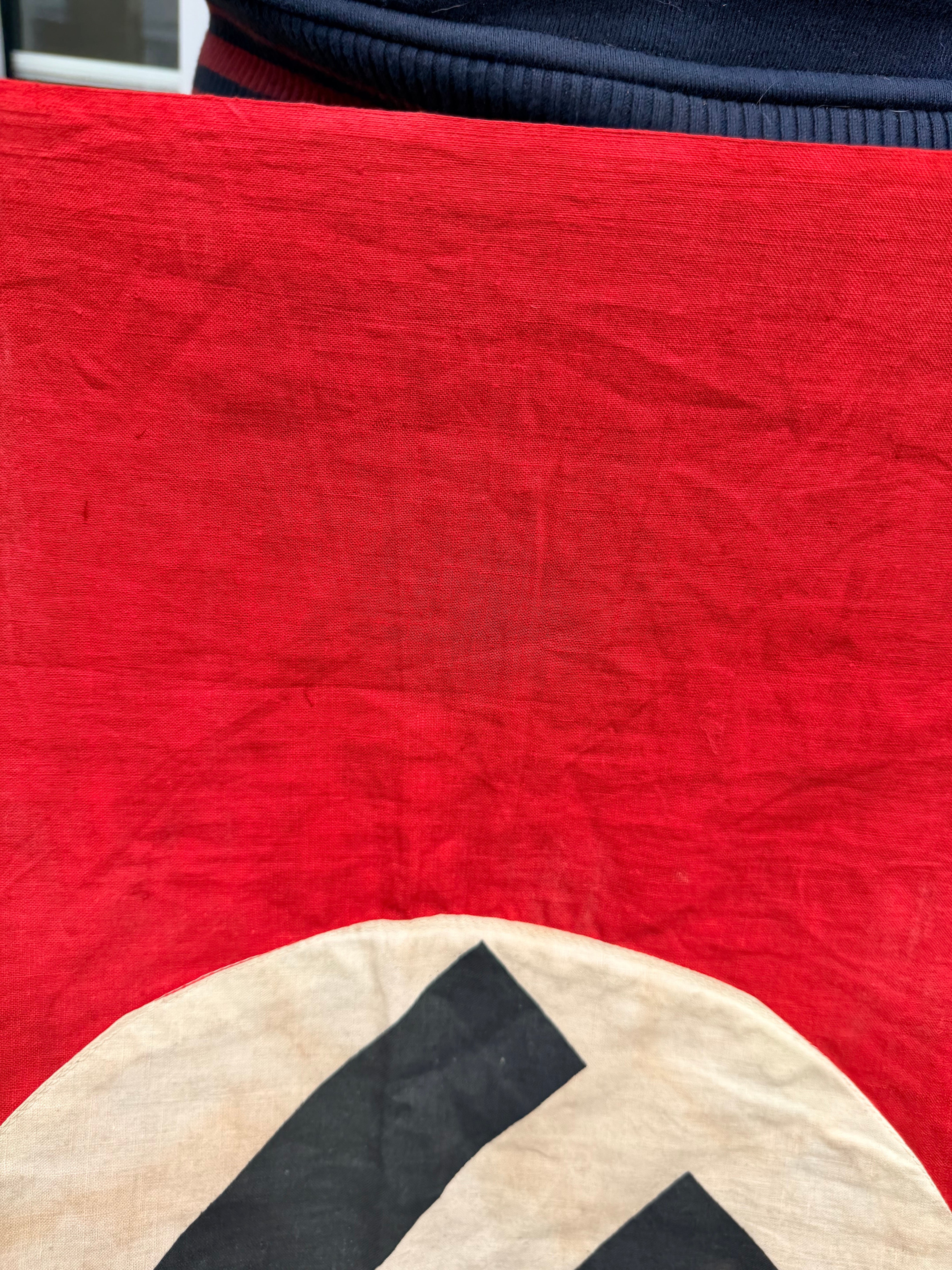 Original WW2 German NSDAP Party Flag - Size 30" x 22" - The Militaria Shop