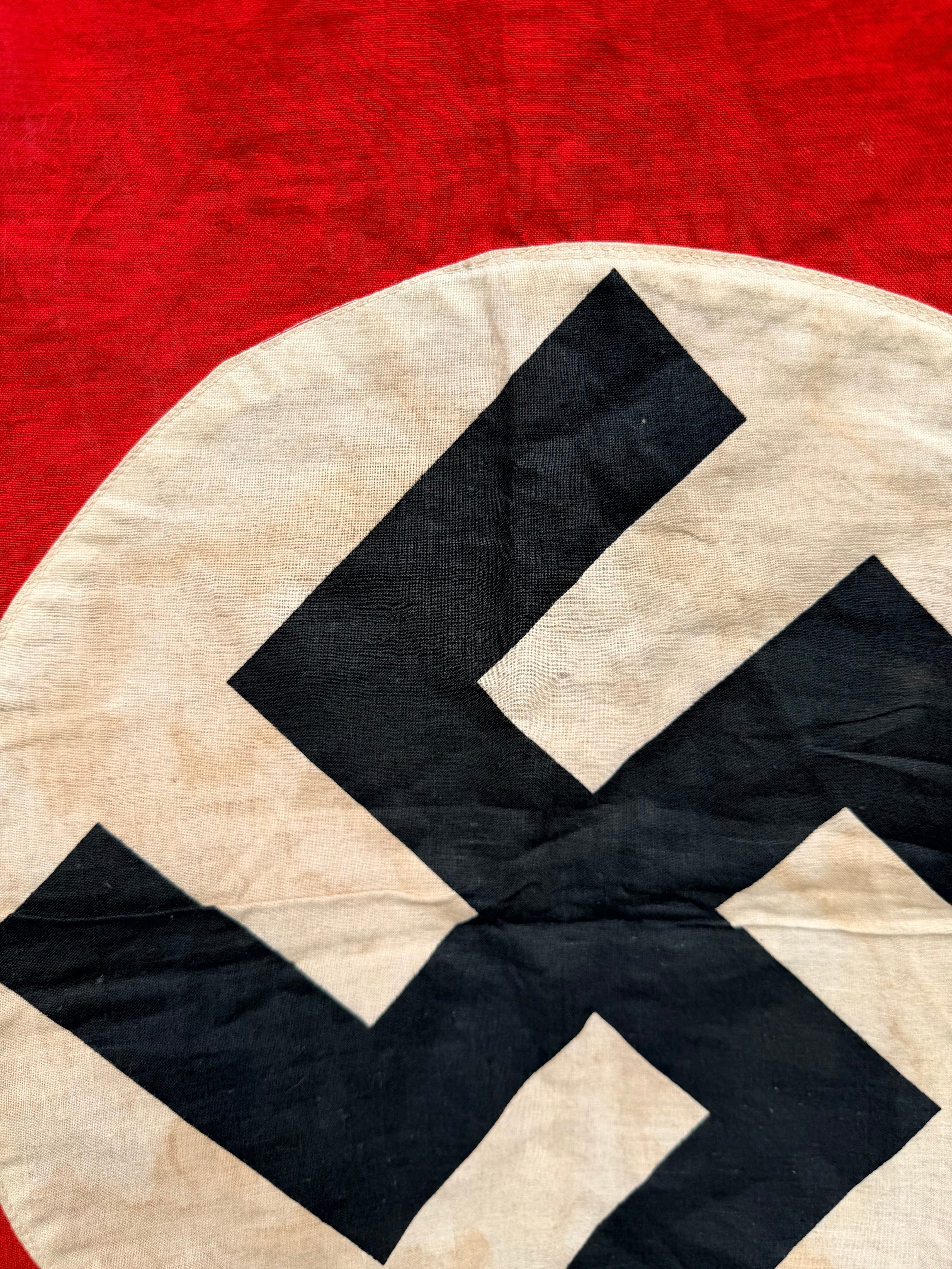 Original WW2 German NSDAP Party Flag - Size 30" x 22" - The Militaria Shop