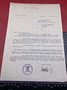 Interesting WW2 German Letter - 1934 Dated With Stamp. - The Militaria Shop