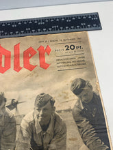 Load image into Gallery viewer, Der Adler Luftwaffe Magazine Original WW2 German - 14th September 1943
