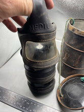 Load image into Gallery viewer, Original British Civilian Gas Mask in Private Purchase Carrying Tin - The Militaria Shop
