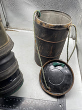 Load image into Gallery viewer, Original British Civilian Gas Mask in Private Purchase Carrying Tin - The Militaria Shop

