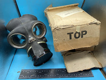 Load image into Gallery viewer, WW2 British Home Front / Civil Defence Wardens Gas Mask 1942 Dated + Box
