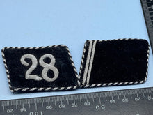 Load image into Gallery viewer, Pair of WW2 German Black Collar Tabs

