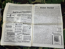 Load image into Gallery viewer, Original WW2 German Party Heimatblatt Political Newspaper - 7th July 1938 - The Militaria Shop
