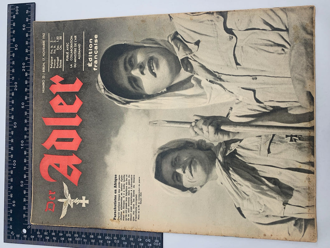 Der Adler Luftwaffe Magazine Original WW2 German - 17th November 1942