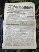 Original WW2 German Party Heimatblatt Political Newspaper - 26th January 1940 - The Militaria Shop