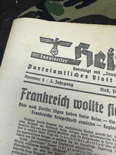 Charger l&#39;image dans la galerie, Original WW2 German Nazi Party Heimatblatt Political Newspaper - 26th January 1940
