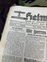 Load image into Gallery viewer, Original WW2 German Heimatblatt Political Newspaper - 29th September 1939 - The Militaria Shop
