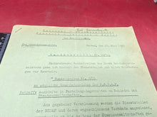 Charger l&#39;image dans la galerie, A 2 Page WW2 German NSDAP Document Dated 1935. With Stamp etc.
