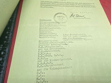 Load image into Gallery viewer, A 2 Page WW2 German NSDAP Document Dated 1935. With Stamp etc.
