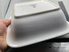 Original WW2 German Luftwaffe Air Force Porcelain Square Bowl - 1940 Dated - The Militaria Shop