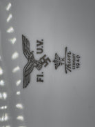 Original WW2 German Luftwaffe Air Force Porcelain Square Bowl - 1940 Dated - The Militaria Shop