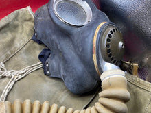 Load image into Gallery viewer, British Army WW2 Soldiers Gas Mask &amp; Bag Set - Dated
