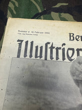 Load image into Gallery viewer, Original WW2 German Berlin Illustrated Political Newspaper - 10th February 1944 - The Militaria Shop
