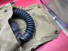 Load image into Gallery viewer, British Army WW2 Soldiers Gas Mask &amp; Bag Set - Dated
