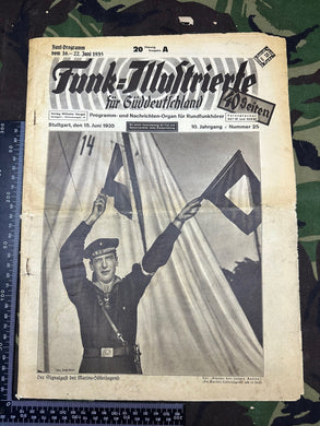 Original WW2 German Radio Magazine - June 1935 - The Militaria Shop