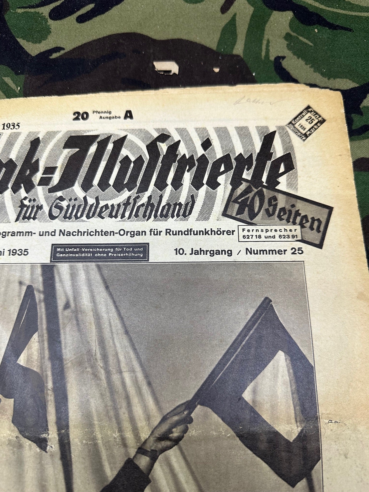 Original WW2 German Radio Magazine - June 1935 - The Militaria Shop