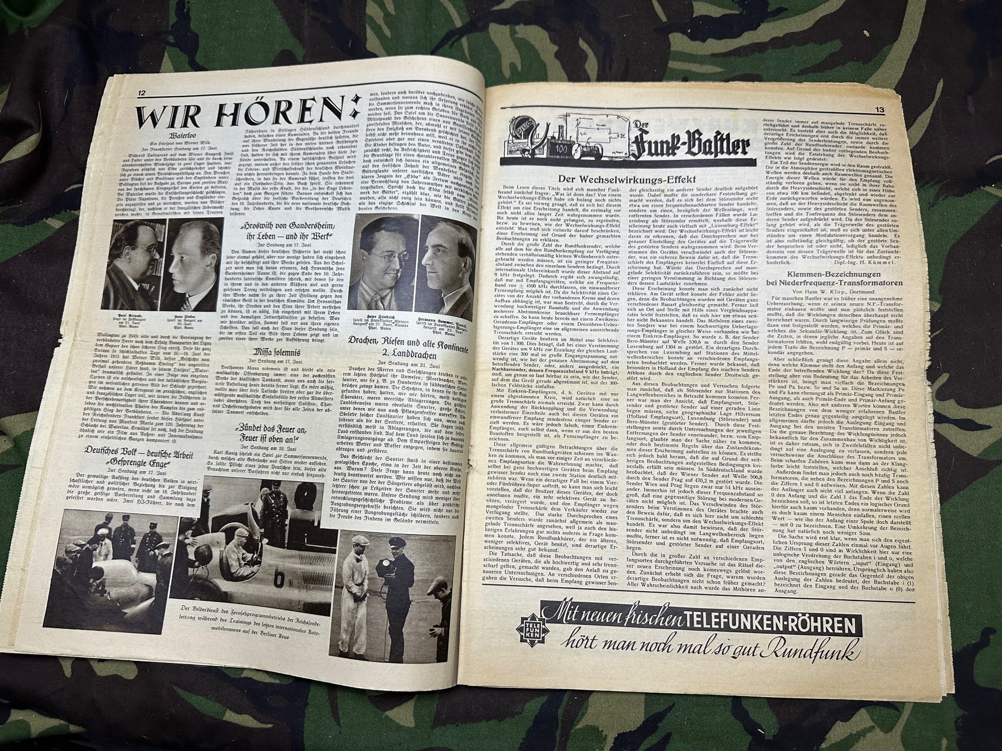 Original WW2 German Radio Magazine - June 1935 - The Militaria Shop
