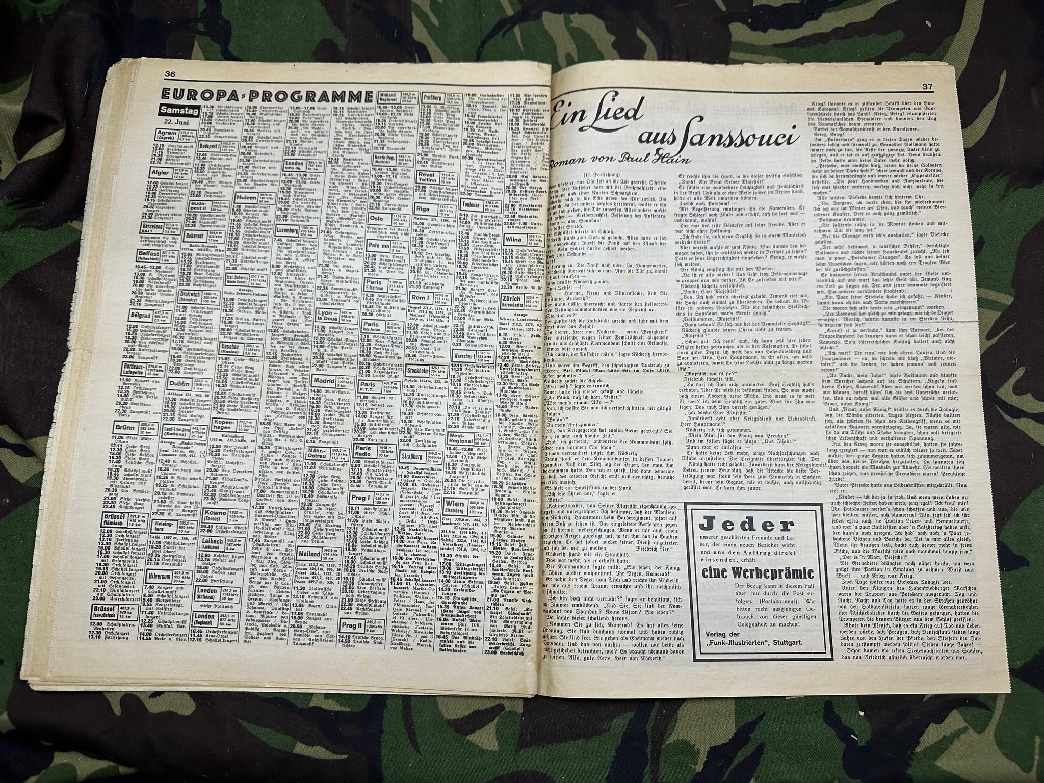 Original WW2 German Radio Magazine - June 1935 - The Militaria Shop