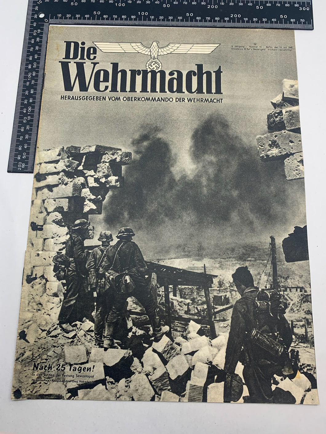 Die Wehrmacht German Propaganda Magazine Original WW2 - 15th July 1942