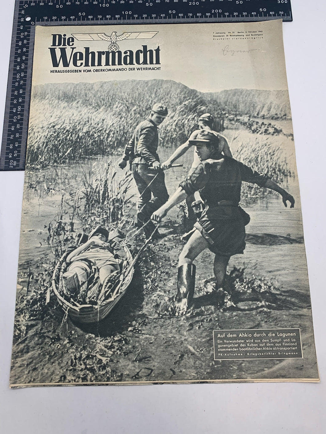 Die Wehrmacht German Propaganda Magazine Original WW2 - 6th October 1943