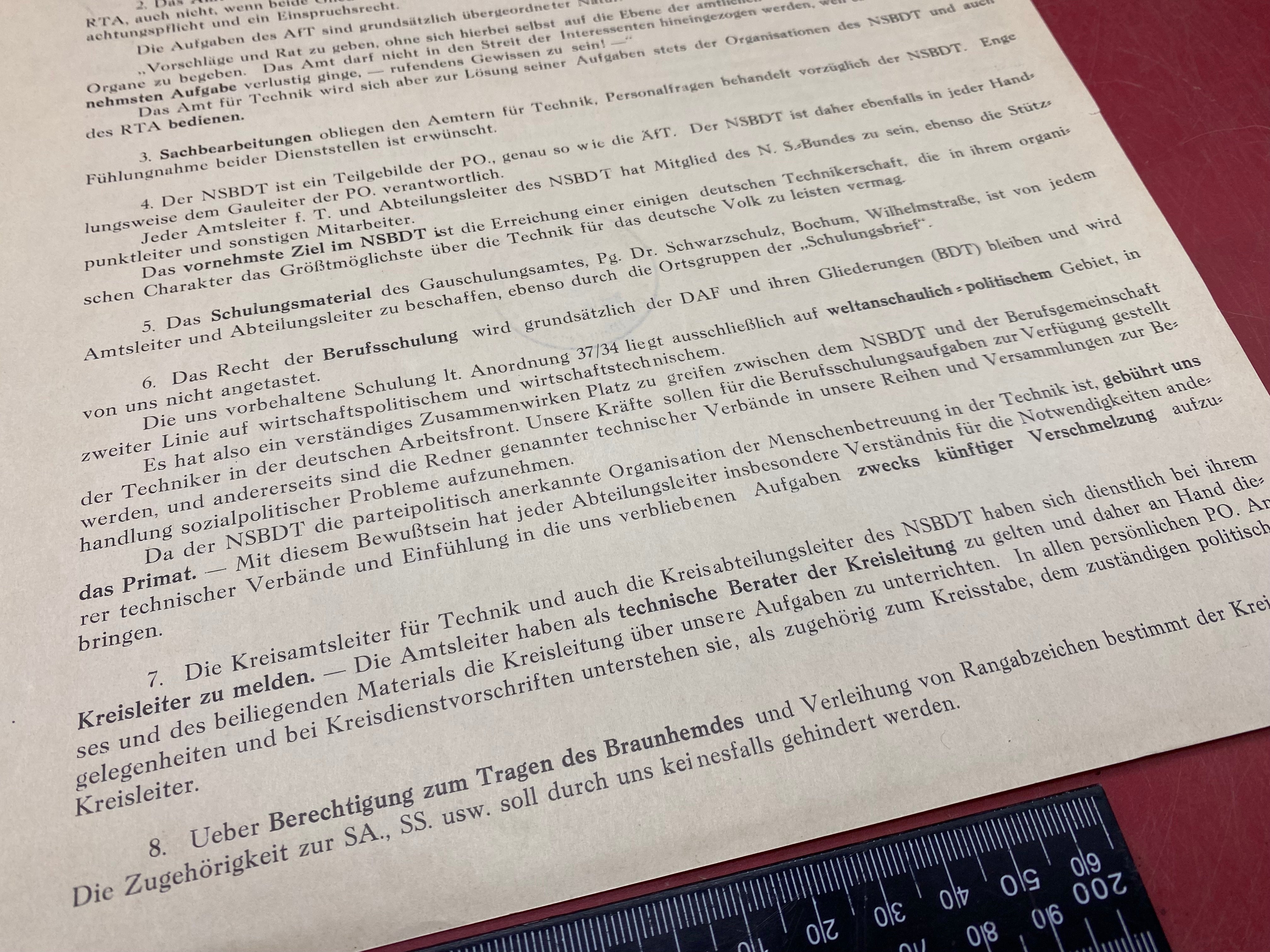 An Interesting NSADP Letter with Impressive Stamp - The Militaria Shop