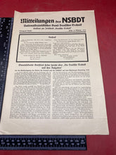 Lade das Bild in den Galerie-Viewer, WW2 German NSBDT Leaflet - Possibly Technical Engineering Related.
