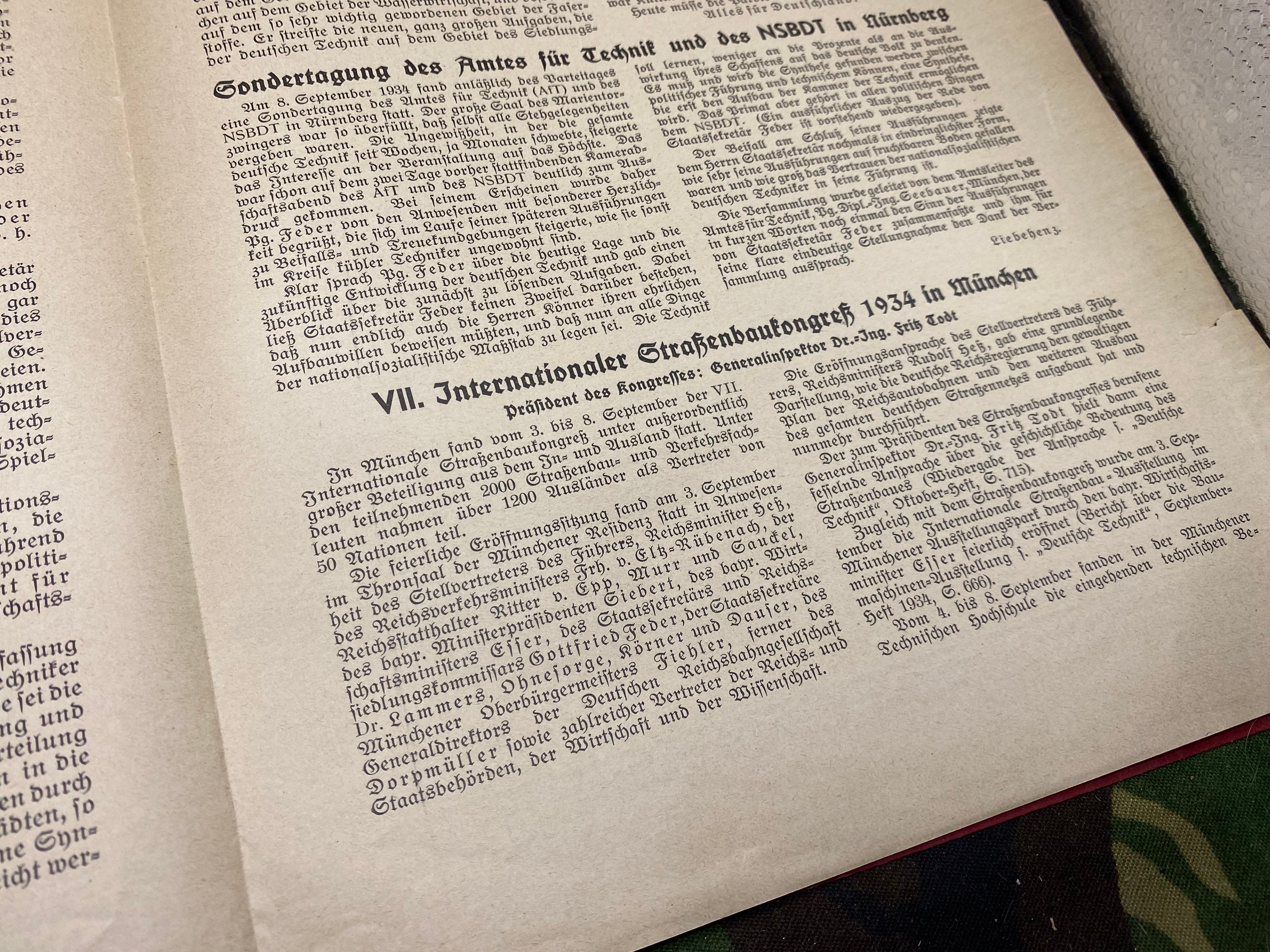 WW2 German NSBDT Leaflet - Possibly Technical Engineering Related. - The Militaria Shop