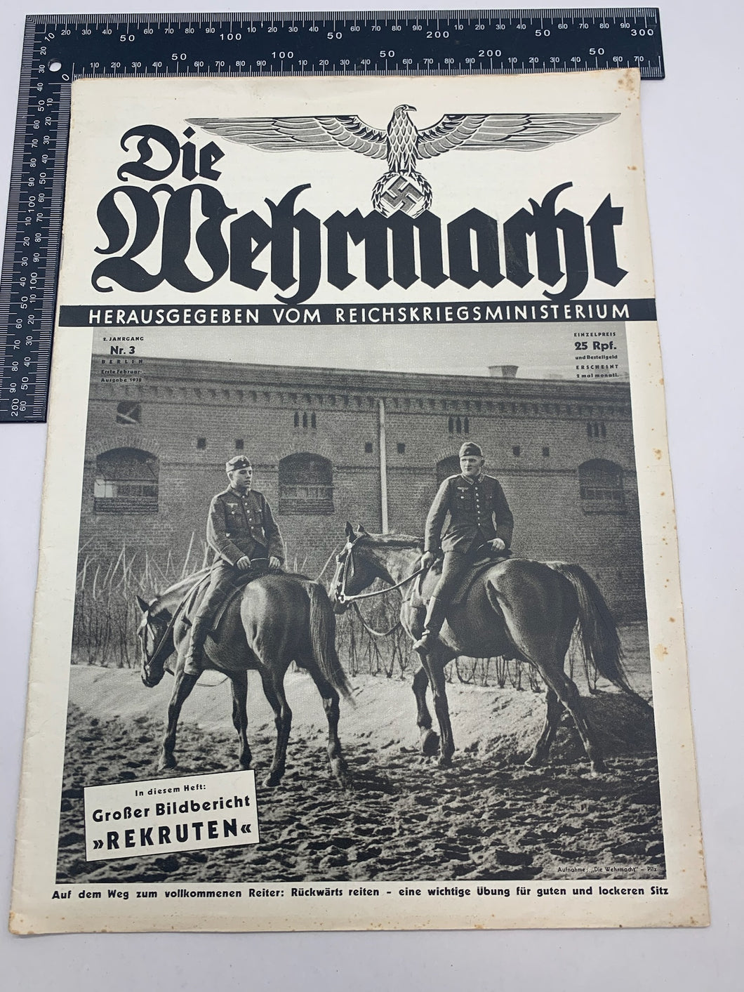 Die Wehrmacht German Propaganda Magazine Original WW2