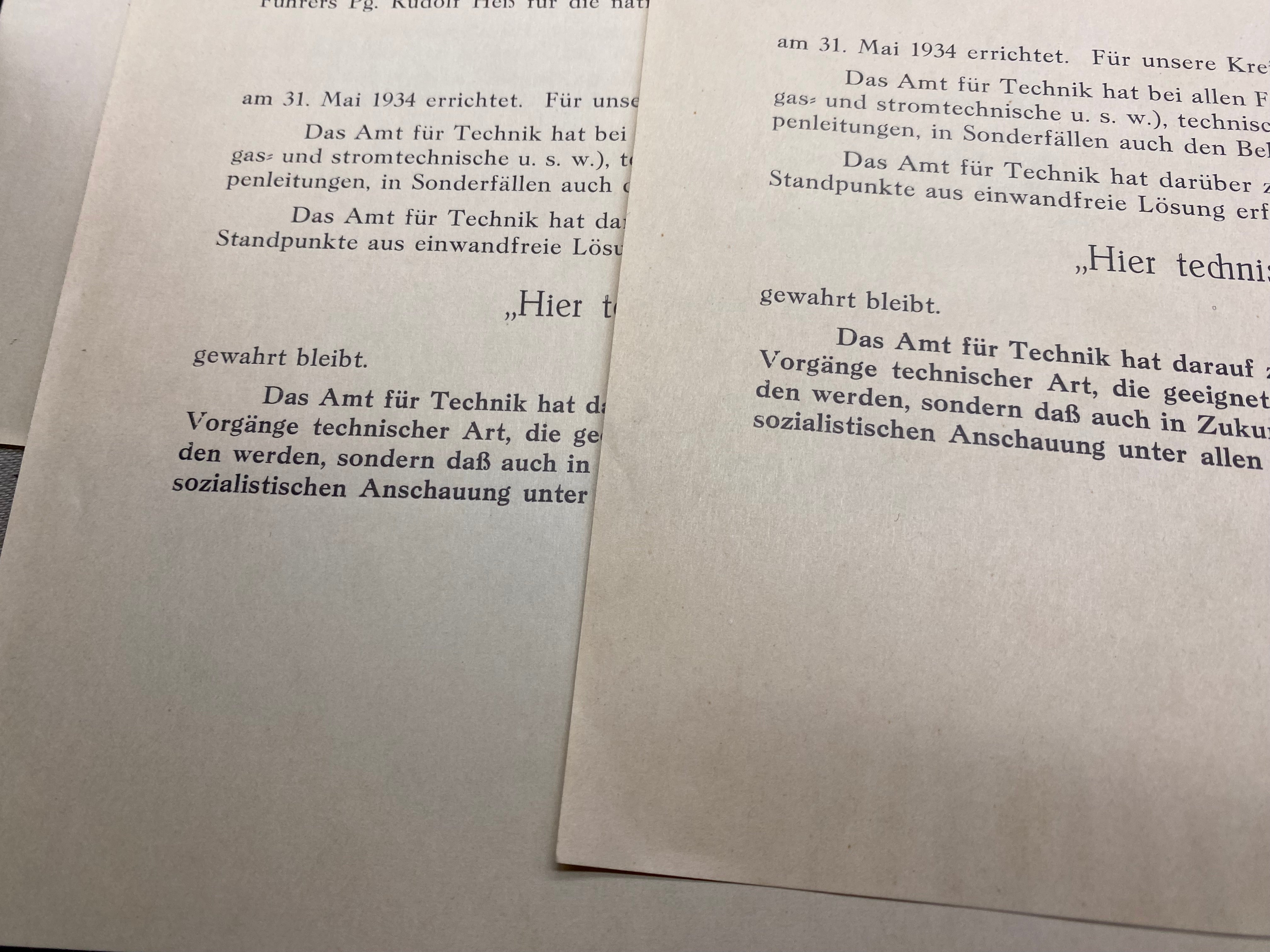 Group of WW2 German Technical School Letters. - The Militaria Shop