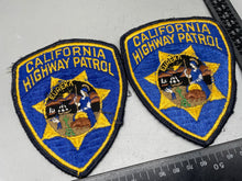 Charger l'image dans la galerie, Matching Pair of Vintage US California Highway Patrol Shoulder Badges - The Militaria Shop

