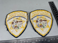 Charger l'image dans la galerie, Matching Pair of Vintage US California Highway Patrol Shoulder Badges - The Militaria Shop
