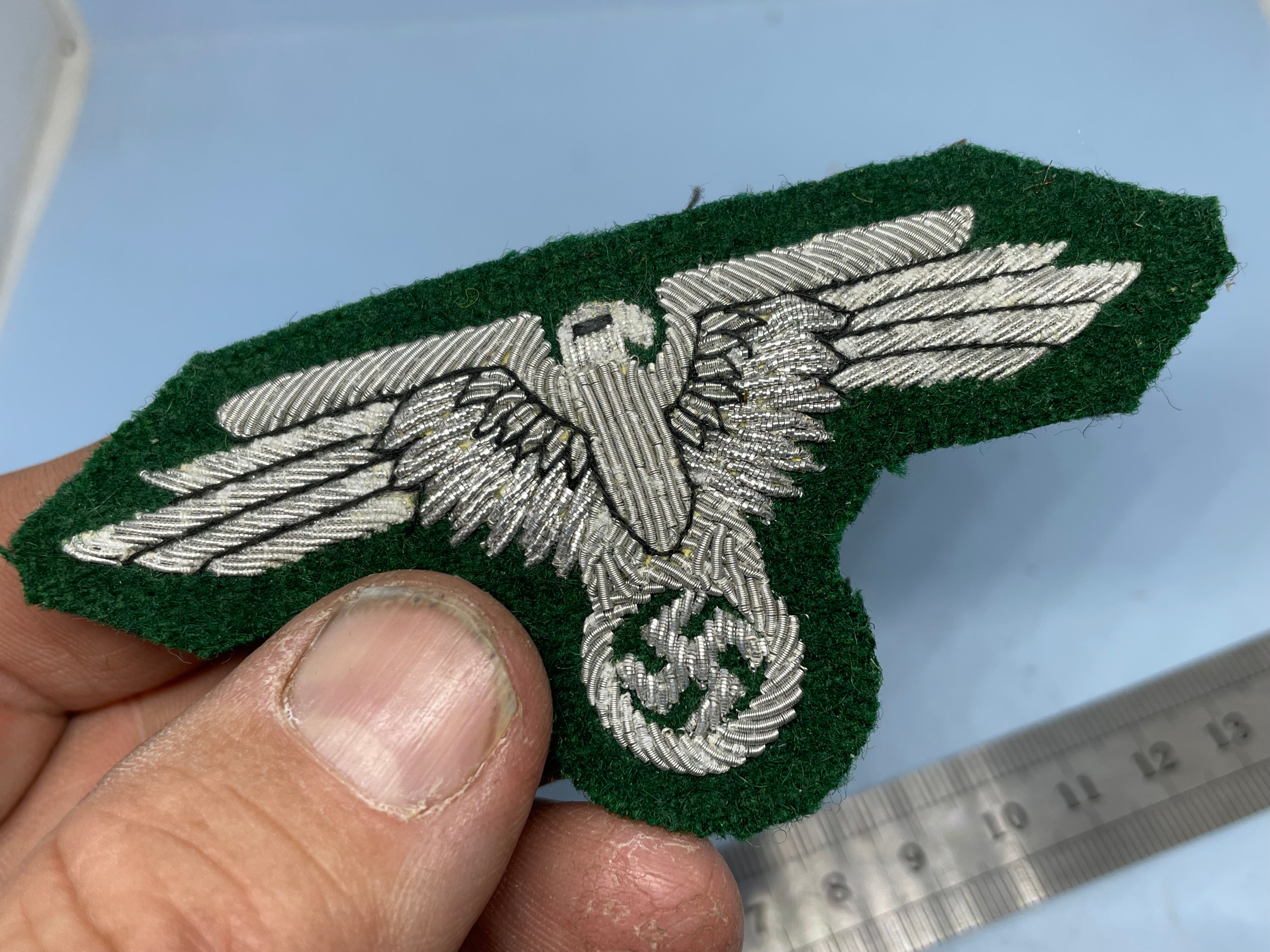 Reproduction WW2 German Officers bullion Sleeve Eagle - The Militaria Shop