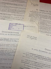 Lade das Bild in den Galerie-Viewer, Group of WW2 German Technical School Letters - With Good Stamp.
