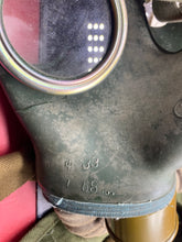 Load image into Gallery viewer, Original Soviet Russian MM-1 gas mask in Bag with Filter and Bits
